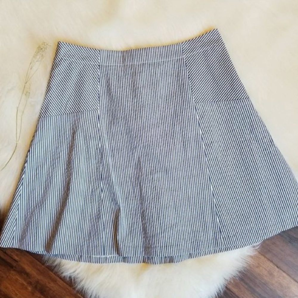 Ann Taylor loft petite striped skirt